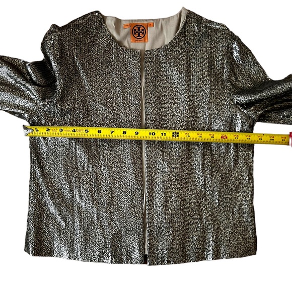 Tory Burch gold & black sequin jacket SZS - Picture 5 of 12